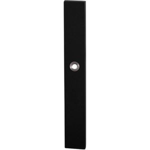GPF Gatd rechts langschild XL rechth 282x40x8,5mm BB72 zwart