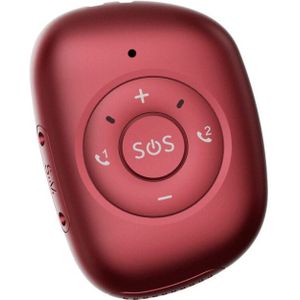 WatchToCare WTC22 GPS Alarmknop Rood - deze maand inclusief Gratis draadloos laadstation t.w.v. € 19,95 - op=op