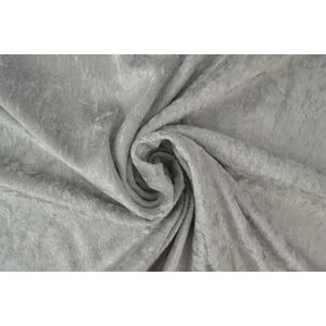Crushed velvet - Zilvergrijs - Velours de panne