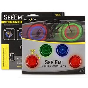 Nite Ize See'Em mini spoke lights rd/gr/bl