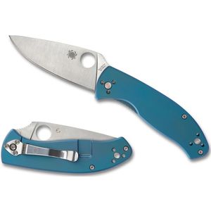 Spyderco Tenacious Titanium Blue 8Cr13MoV PE