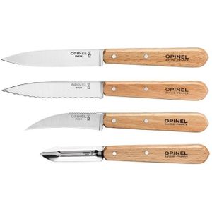 Opinel Keukenset Natural 4 Essentials 4-delig