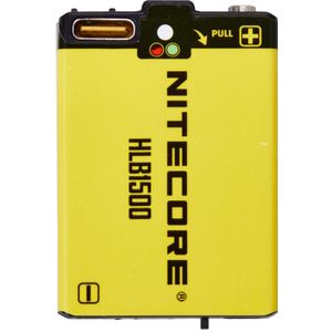 Nitecore HLB1500 USB Li-ion Batterijpack 1500mAh voor UT27 2024