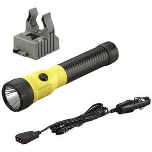 Streamlight Polystinger LED Zaklamp oplaadbaar geel met 12V lader