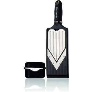 V-rasp slicer/julienne zwart traploos verstelbaar