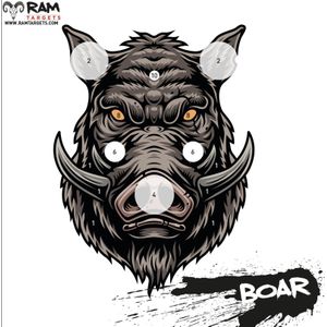 Ram Targets Schietkaarten 14x14 Wild Zwijn
