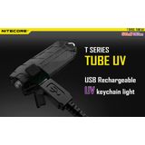 Nitecore Tube UV Sleutelhangerlamp Oplaadbaar met Ultraviolet Licht