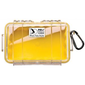 Peli™ Case 1050 Microcase geel transparant