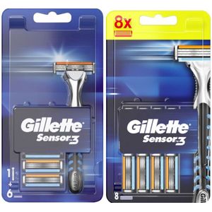 Gillette Sensor Scheersysteem incl 14 mesjes