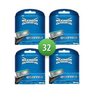 Wilkinson Sword Combi Scheermesjes *Quattro* 32 mesjes
