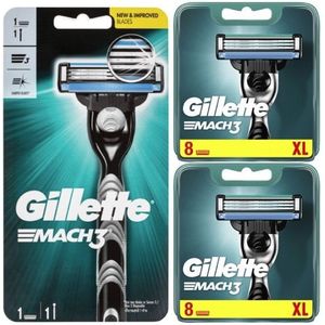 Gillette Combi Mach3 Scheersysteem incl 17 mesjes
