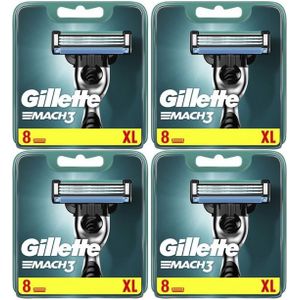 Gillette Combi Scheermesjes Mach3 32 mesjes 4x8