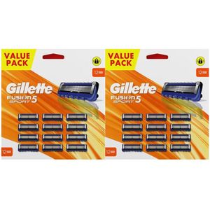 Gillette Fusion5 24 Scheermesjes Value Pack Sport
