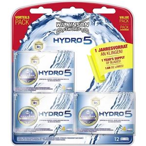 Wilkinson Hydro 5 Scheermesjes 12 Stuks Value Pack