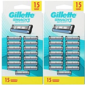 Gillette Mach3 30 Scheermesjes sport design