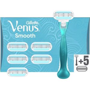 Gillette Venus Smooth Houder incl 6 Mesjes