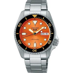 Seiko 5 Sports SRPK35K1 horloge Automaat Oranje