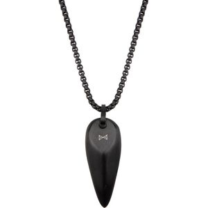 Aze Jewels Necklace Triangle - Noir Collier 60+10cm AZ-NL003-B-070