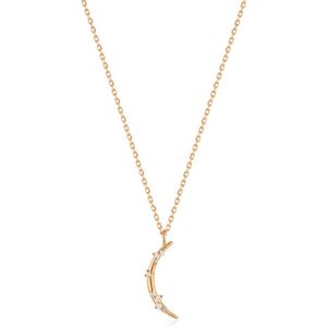 Ania Haie 14kt Gold NAU002-03YG Stargazer Diamond Moon Collier Goud