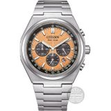 Citizen CA4610-85Z horloge Eco-Drive Chrono Titanium oranje