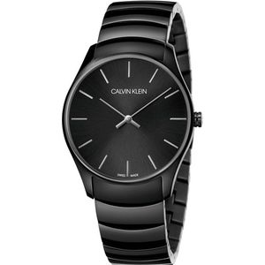 Calvin Klein horloge Classic K4D21441 Zwart Gent