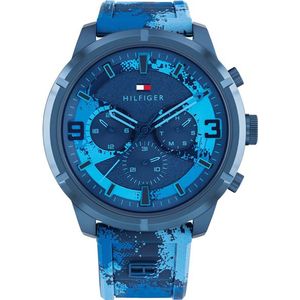 Tommy Hilfiger Horloge TH1792073 Wild Multi-Date Blauw