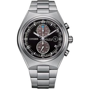 Citizen CA7090-87E horloge Eco-Drive Chrono Zwart Titanium