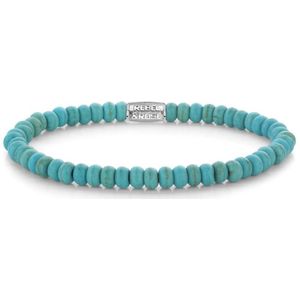 Rebel and Rose Round Slices Turquoise RR-40121-S-L Armband 4mm 19 cm