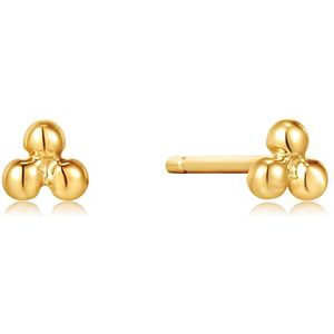 Ania Haie 14kt Gold EAU001-02YG Triple Ball Stud Oorbellen Goud