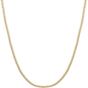 Sparkling Jewels Beaded Necklace 2mm Goldplated NLK-G-2mm 42cm+2cm