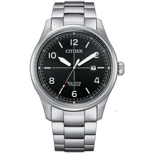 Citizen BM7570-80E horloge Eco-Drive Zwart Titanium