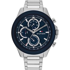 Tommy Hilfiger Horloge TH1792080 Clark Multi-Functie Blauw