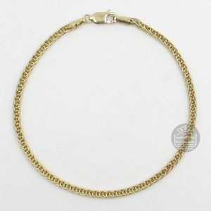 Fjory Gouden Spiga Vierkant Armband 40-SPIV02519 19cm