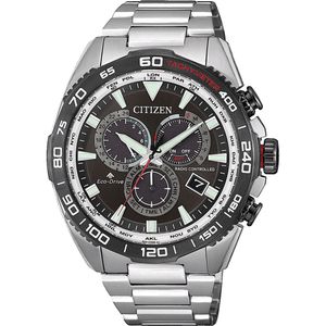 Citizen Radio Controlled CB5036-87X Horloge Chronograaf  Staal Zwart