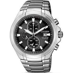 Citizen CA0700-86E horloge Eco-Drive Titanium Zwart