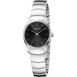 Calvin Klein horloge Classic K4D2314V Zilver Lady Zwart