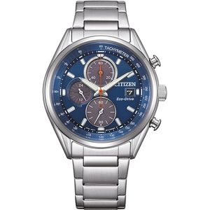 Citizen CA0459-79L horloge Eco-Drive Chrono Staal Blauw