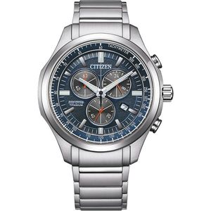 Citizen AT2530-85L horloge Eco-Drive Chrono Titanium Blauw