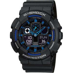 Casio GA-100-1A2ER G-Shock Zwart Blauw