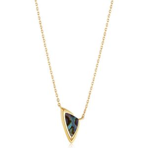 Ania Haie N049-03G Gold Arrow Abalone Collier Goud