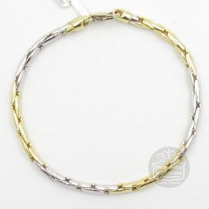 Fjory Bicolor Gouden Palmier Armband 41-PA0319 19cm