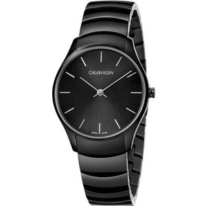 Calvin Klein horloge Classic K4D22441 Zwart Midsize