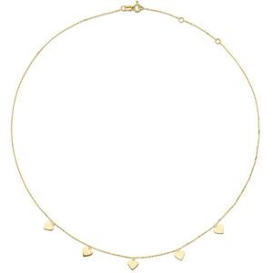 Jackie Gold Hearts Necklace JKN20.023