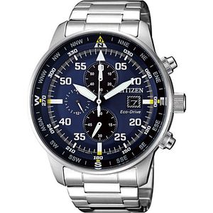 Citizen  Horloge - Citizen heren horloge - Blauww - diameter 44 mm - roestvrij staal