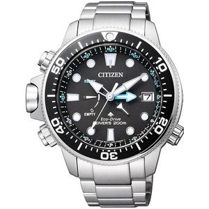 Citizen BN2031-85E horloge Eco-Drive staal Zwart
