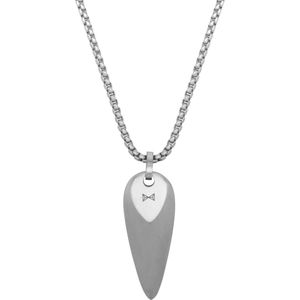 Aze Jewels Necklace Triangle - Inox Collier 60+10cm AZ-NL003-A-070