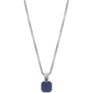 Aze Jewels Necklace Rolo Lapis Rocks - Collier 50+10cm AZ-NL012-A-060