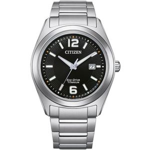 Citizen AW1641-81E horloge Eco-Drive Zwart Titanium