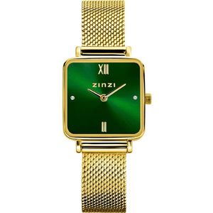 Zinzi horloge ZIW1735 Square Mini Green