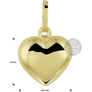 Gouden Hanger bol hart 4005725